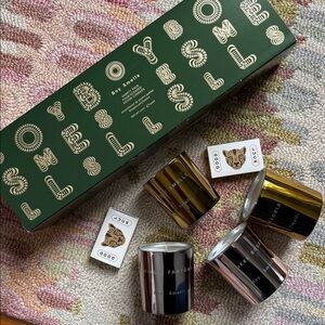 Boy Smells candles NET Variety Pack Four Votives 3 ozs each broken rosary + more